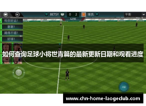 如何查询足球小将世青篇的最新更新日期和观看进度
